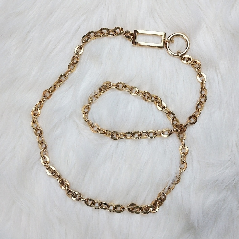 Gold Chain Geometric Boho Vintage Belt